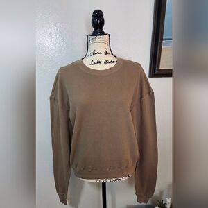 Good American Thermal Boyfriend Sweatshirt